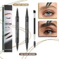 🔥 Vásároljon 1 kap 1 ingyenes 🔥 2 az 1-ben Kétvégű Microblading Szemöldök Toll 👀💕