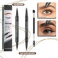 🔥 Vásároljon 1 kap 1 ingyenes 🔥 2 az 1-ben Kétvégű Microblading Szemöldök Toll 👀💕