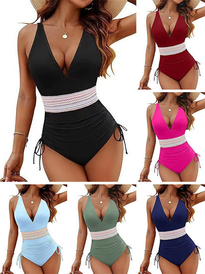 Tummy Control egyrészes húzózsinór fürdőruhák