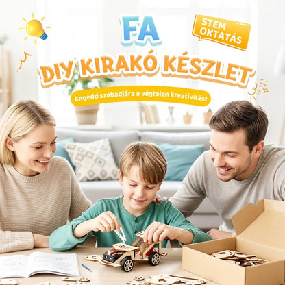 🚀  DIY – Fa építő STEM készlet gyerekeknek 🔬📦