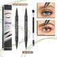 🔥 Vásároljon 1 kap 1 ingyenes 🔥 2 az 1-ben Kétvégű Microblading Szemöldök Toll 👀💕