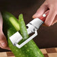 🔥🔪 Vastagított rozsdamentes acél többcélú hámozó 🥕🥔 – Extra erős, széles pengével és sörnyitóval 👩‍🍳👍