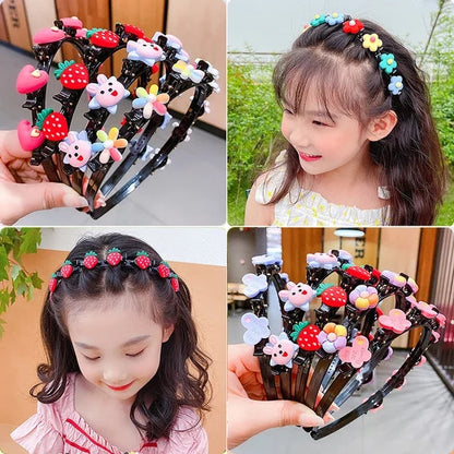🌺 1+1 ingyen 🌺 Aranyos, fonott gyermek hajtű 🎁