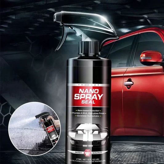 🚘✨ Kerámia bevonat spray autókra – Vízlepergető, por taszító, nem igényel polírozást (Biztonságos lakkon) 🌿🌧️