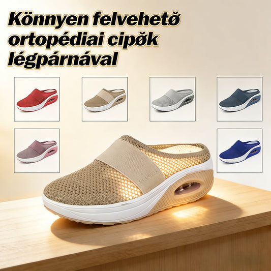 🔥 EU 35-43 🌺👡 Női Hétköznapi Kivágott Anyagú Lapostalpú Lejtős Sarok Papucs 🌿🌬️