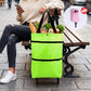 🛍️🌿 Zöld összecsukható bevásárlótáska: Újrahasznosított anyagból ♻️✨