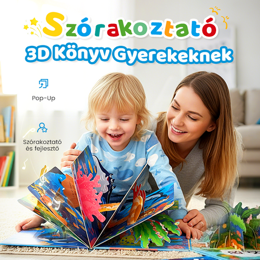 ✨📚 Interaktív 3D pop-up könyvek gyerekeknek: Tanulj és fedezz fel játékosan!