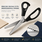 ✂️ Rozsdamentes acél cikkcakk olló (23 cm) – ✨ Precíz, szálkásodásmentes vágás és zökkenőmentes, profi varróélmény 🧵🛡️