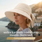 🌞 Széles Karimájú Összecsukható Napszemüveg Kalap Masnival – Utánvéttel elérhető 👒✨
