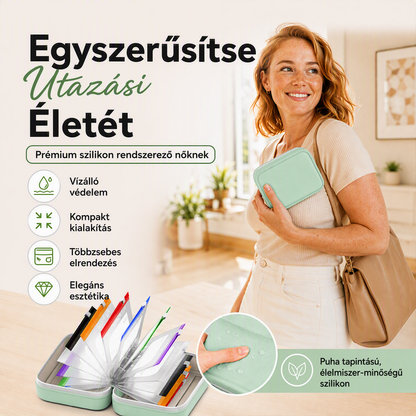 🔥 Vízálló gyógyszertartó készlet (7-14 napos) – Ütésálló burkolat, tökéletes nedvességvédelem és nyugodt utazás 🧳💊