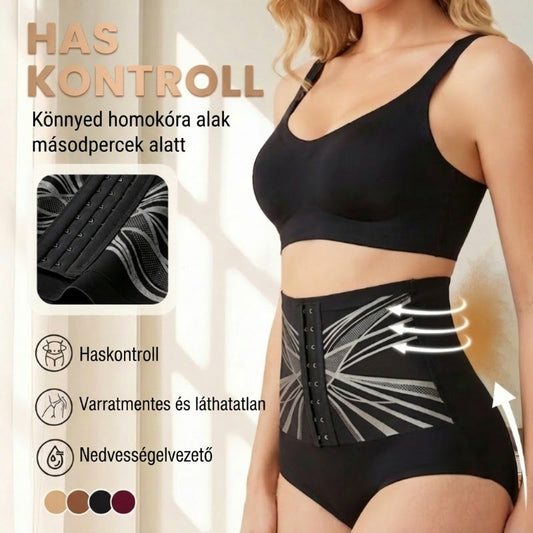🩲 Állítható magas derekú fehérnemű – Fenékemelő, karcsúsító & kényelmes