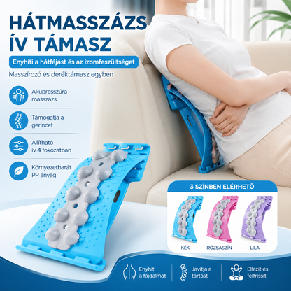 💆💕 Vége a derékfájásnak és a merevségnek! Deréktáji fájdalomcsillapító masszírozó – Mélyreható lazítás és mindennapi kényelem 🛋️✨