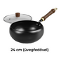 👨‍🍳🍳 Strapabíró, bevonat nélküli vasedény – vastag falú az egyenletes melegítésért, kémiai bevonat nélkül, biztonságos családi főzéshez 🍲✨