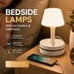 🛏️💡 Ágy melléki lámpa AC aljzattal és USB portokkal: Töltés és fény egyben 🔌🛡️