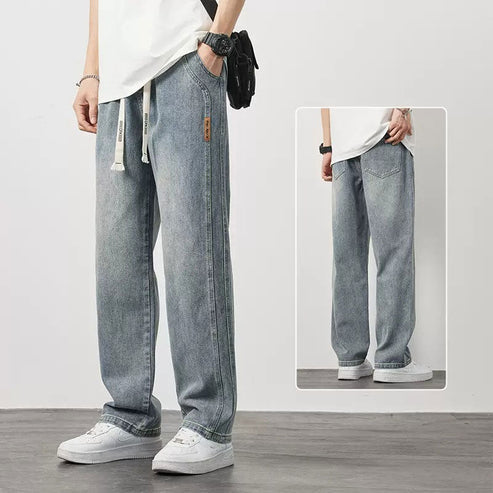 👖Férfi laza egyenes farmer ✨