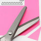 ✂️ Rozsdamentes acél cikkcakk olló (23 cm) – ✨ Precíz, szálkásodásmentes vágás és zökkenőmentes, profi varróélmény 🧵🛡️