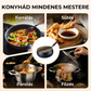 👨‍🍳🍳 Strapabíró, bevonat nélküli vasedény – vastag falú az egyenletes melegítésért, kémiai bevonat nélkül, biztonságos családi főzéshez 🍲✨
