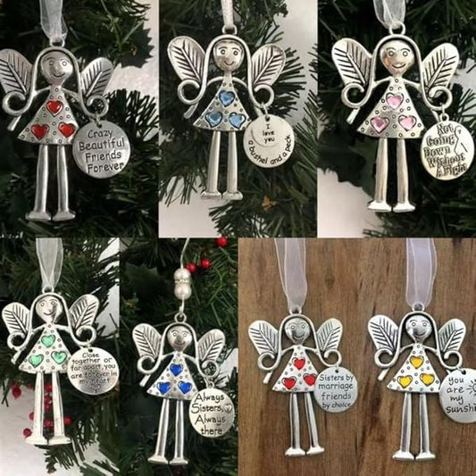 🔥 Vásároljon 1 kap 1 ingyenes 💖 Angyal Barátság Dísz Ajándék 💕 Legjobb Barát Ajándék! 🎁