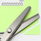 ✂️ Rozsdamentes acél cikkcakk olló (23 cm) – ✨ Precíz, szálkásodásmentes vágás és zökkenőmentes, profi varróélmény 🧵🛡️