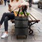 🛍️🌿 Zöld összecsukható bevásárlótáska: Újrahasznosított anyagból ♻️✨