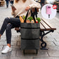 🛍️🌿 Zöld összecsukható bevásárlótáska: Újrahasznosított anyagból ♻️✨