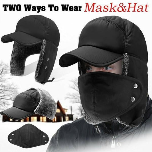🔥UTOLSÓ NAP 50% KEDVEZMÉNY!! 💥 Teljes lefedettségű téli meleg sapka 🧢