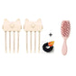 🔋 Vezeték nélküli, fűthető hajtőtartó csat – ✨ Hővel aktivált, tartós dúsítás és zökkenőmentes, hordozható utazó hajformázás 🛡️✨