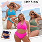 Elegáns tengerparti hát nélküli bikini szett