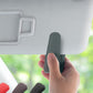 🕶️✨ Magnetic Leather Sunglasses Holder – 50% OFF! Car sun visor clip, multi-function storage for glasses, pens & cards. 🚗