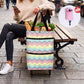 🛍️🌿 Zöld összecsukható bevásárlótáska: Újrahasznosított anyagból ♻️✨