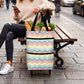 🛍️🌿 Zöld összecsukható bevásárlótáska: Újrahasznosított anyagból ♻️✨