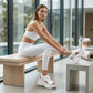 👡 Női ferde sarkú szandál – nyitott orrú | Elegáns, magasságnövelő, puha talpbetét – ideális városi sétákhoz és nyaraláshoz 🏖️