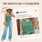 【S-2XL】👚Női V-nyakú Ráncolt Ujjatlan Trikó