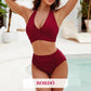 Elegáns tengerparti hát nélküli bikini szett