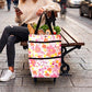 🛍️🌿 Zöld összecsukható bevásárlótáska: Újrahasznosított anyagból ♻️✨