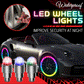 💡🚗 Vízálló LED kerékvilágítás – Egyszerű felszerelés, automatikus villanás, biztonság ✨