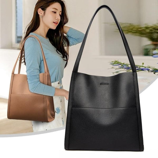 🔥 EGYSZERŰ EGYSZÍNŰ PU BŐR VÁLLTÁSKA 👜