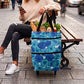🛍️🌿 Zöld összecsukható bevásárlótáska: Újrahasznosított anyagból ♻️✨