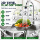 🚰✨ 360°-os csaptelepszűrő: 6 rétegű szűrés, 3 üzemmód és fröccsenésmentes használat 🛡️💧