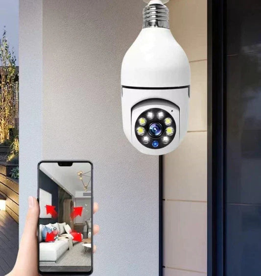 💡【Vezeték nélküli WiFi-s izzókamera】— Ha kikapcsolod, egyszerű izzó; ha bekapcsolod, a személyes biztonsági őröd lesz – egy őrző, aki a fényben rejtőzik! 🔒✨
