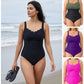 🌞🩱 Női klasszikus plus size egyrészes fürdőruha – Kényelmes tartás és magabiztos nyári megjelenés 🌊✨