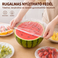 🍽️🛡️ Eldobható nyújtható élelmiszerfólia tálakra és tányérokra: Rugalmas és praktikus ✨🌿
