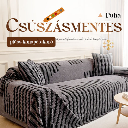 🛋️ Vastag, csúszásmentes kanapé takaró, tökéletes a kényelmes őszi és téli hónapokhoz 🍃🥰