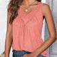 【S-2XL】👚Női V-nyakú Ráncolt Ujjatlan Trikó