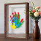 🎁 Családi kézlenyomat készlet 🎨 – Teljesen biztonságos, szagmentes 🖐️✨