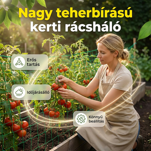 🌿🍆 Extra erős kerti futónövény-háló 👩‍🌾💕 | Raktáron 🚚📦