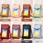 📱👝 Női crossbody telefontáska | Mini pénztárca lopásgátló cipzárral 🛡️💰