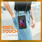 📱👝 Női crossbody telefontáska | Mini pénztárca lopásgátló cipzárral 🛡️💰