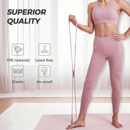 🏋️‍♀️ Női 8-as alakú ellenállási szalag – 💪 Bármikor, bárhol formáld karjaid és egész tested 🌿✨