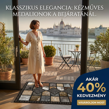 🔥 Geometriai Kőmintás 2d Nyomtatott Szőnyeg 🌿✨